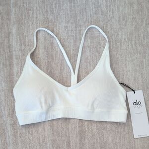 ALO Yoga Ribbed Blissful Bra Ribbed Revamp